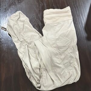 Lululemon Athletica Cream Track Pants
